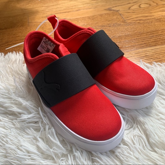 PUMA child El Rey 2 Slip on Sneaker, High Risk Red-puma B, 13 Little Kid - Picture 4 of 10